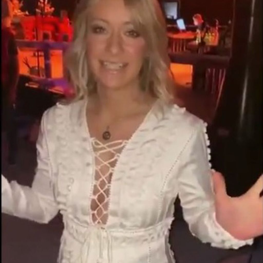 Christin Stark beim "Adventsfest der 100.000 Lichter"