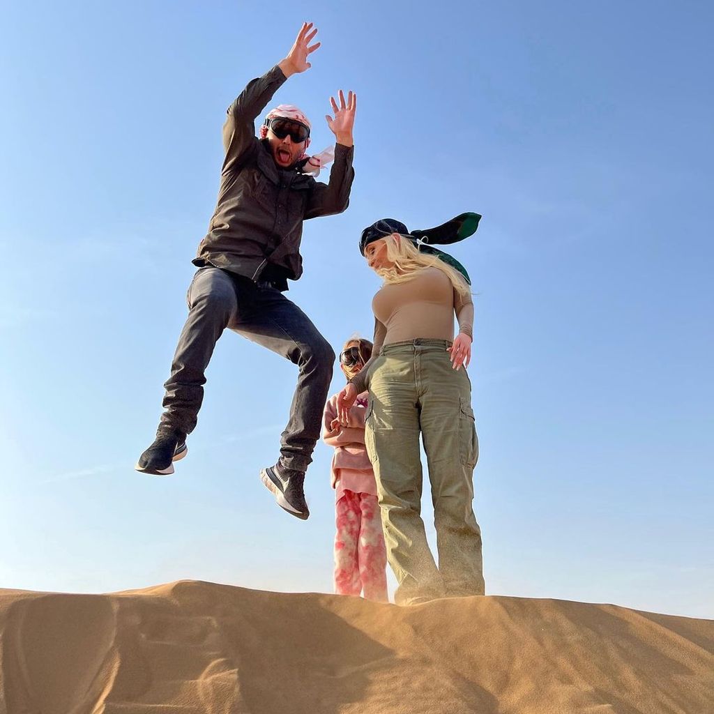 Christina Aguilera mit Matthew Rutler und ihrer Tochter Summer Rain, Februar 2023