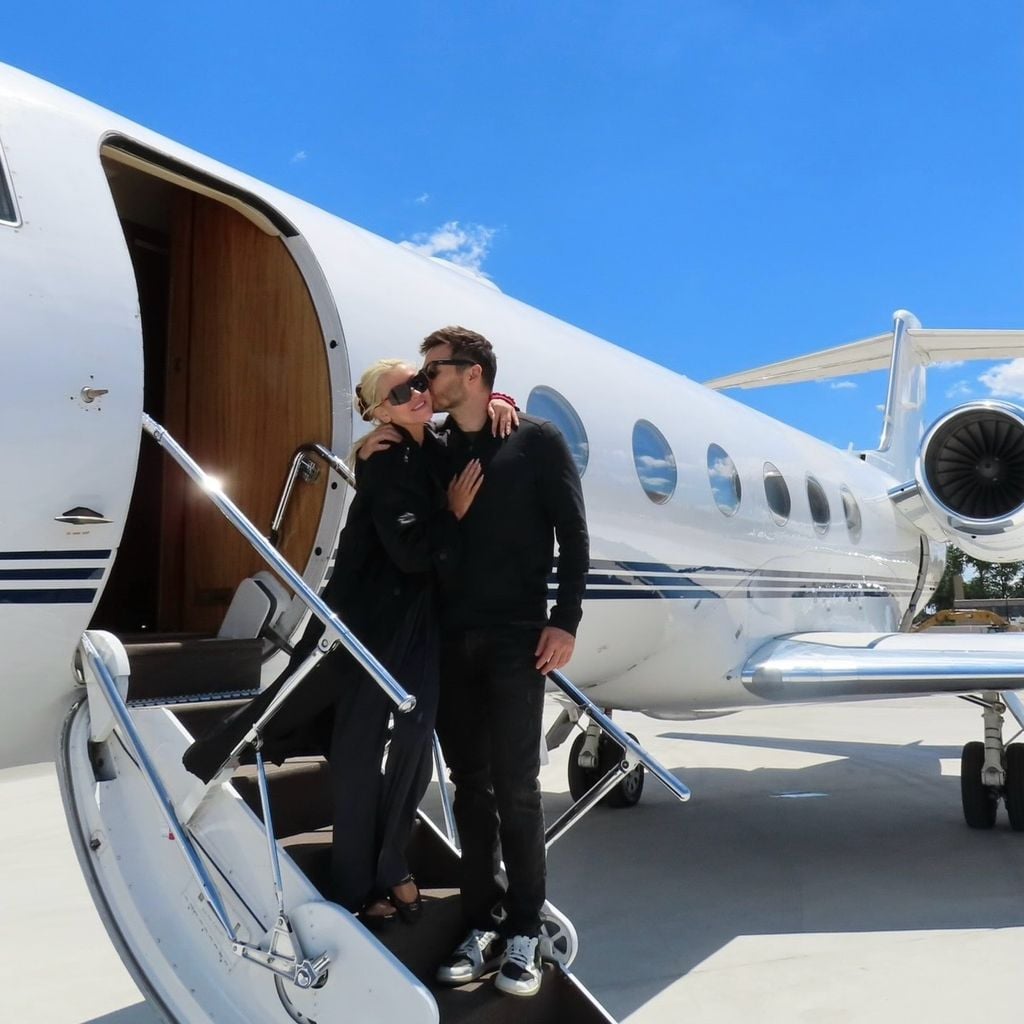 Christina Aguilera mit ihrem Verlobten Matthew Rutler