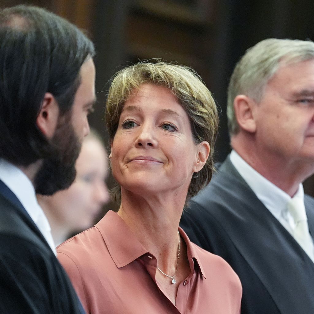 Christina Block im Juli 2025 vor dem Hamburger Gericht