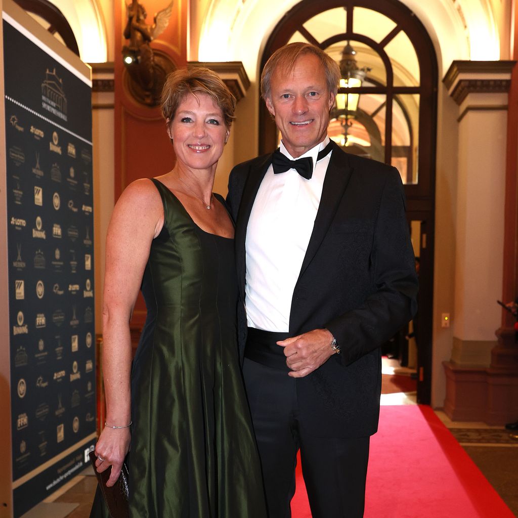 Christina Block und ihr Partner Gerhard Delling im November 2023