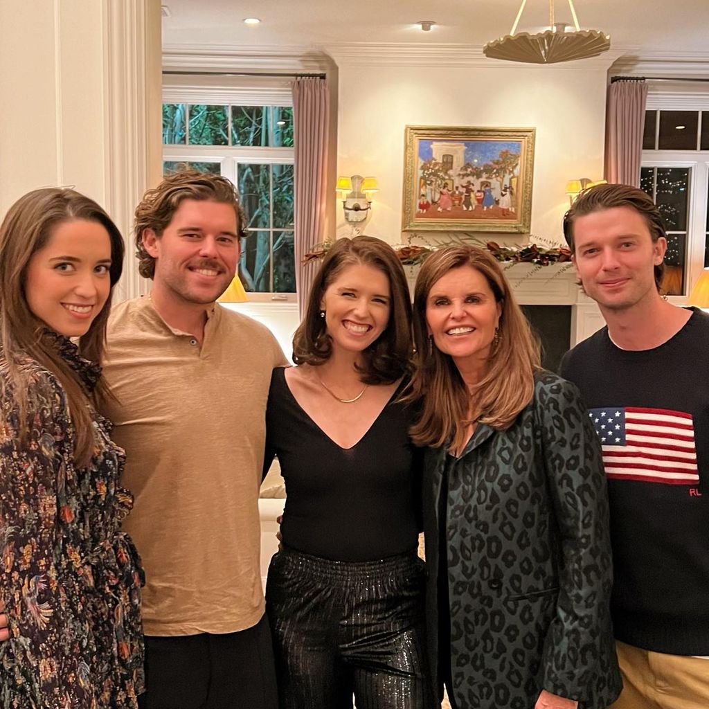 Christina, Christopher und Katherine Schwarzenegger mit Maria Shriver und Patrick Schwarzenegger