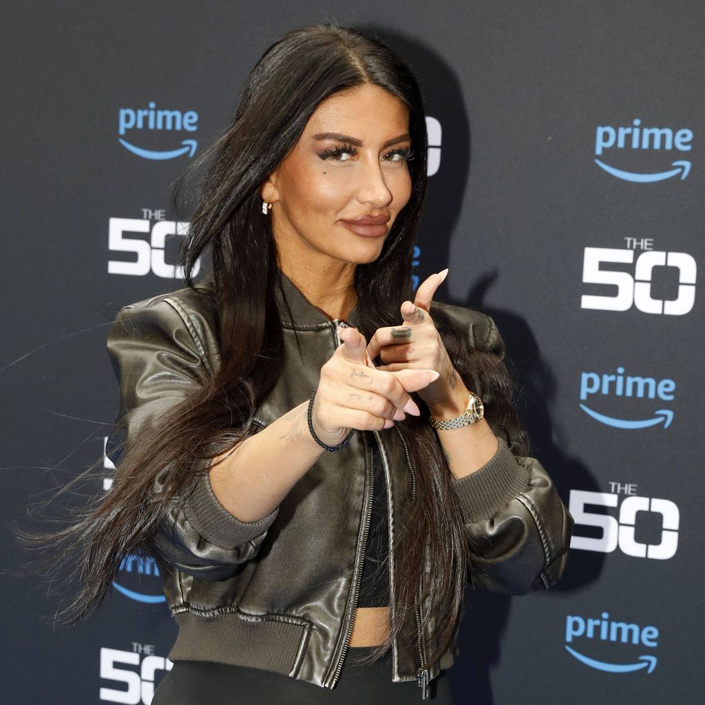 Christina Dimitriou beim Photocall zur Amazon-Prime-Video-Reality-Show "The 50", 2024