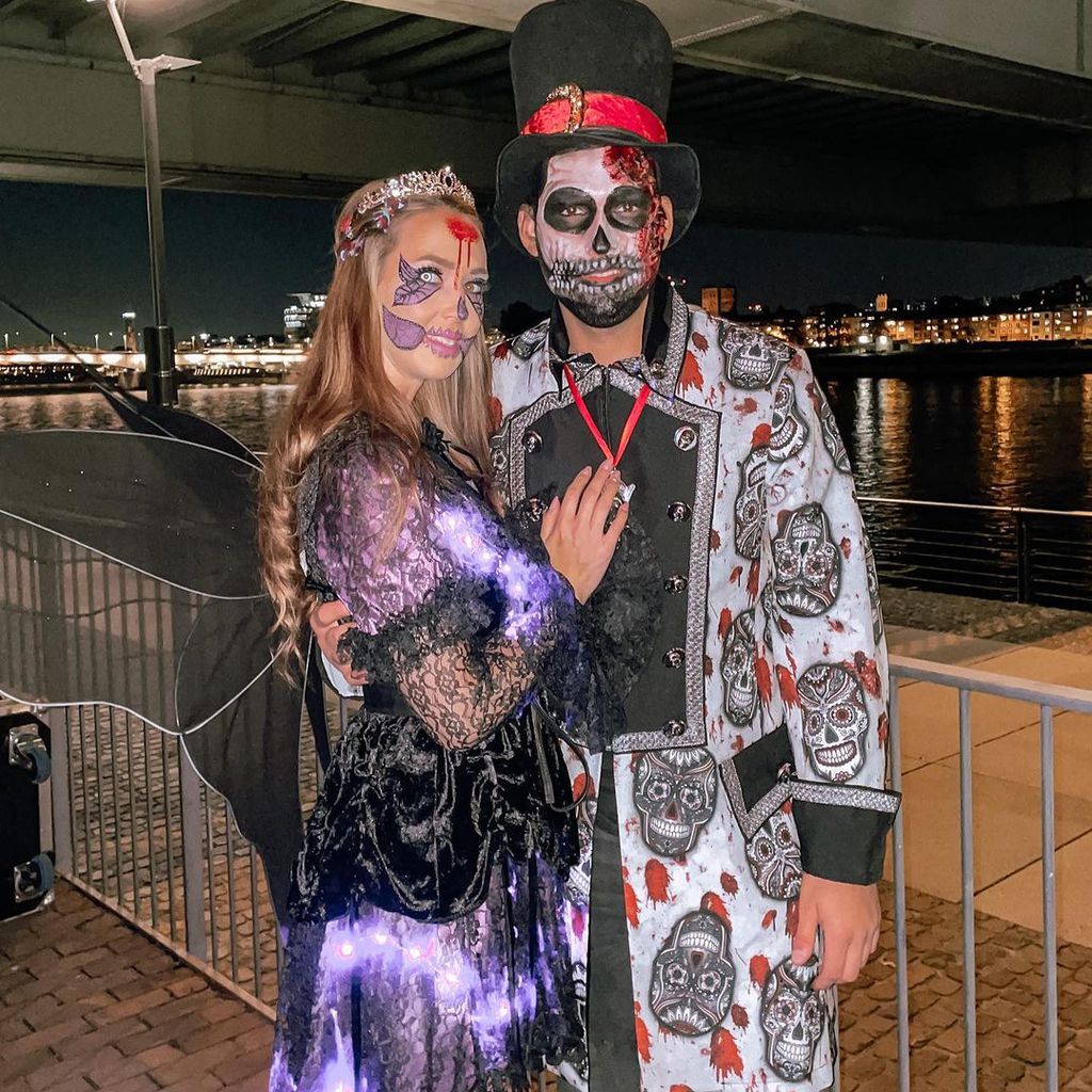 Christina Graß und Marco Cerullo, Halloween 2021