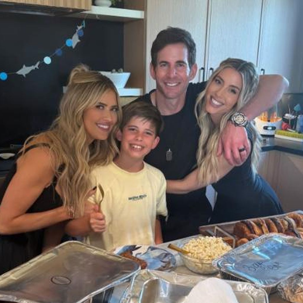 Christina Haack, Brayden, Tarek El Moussa und Heather Rae El Moussa im August 2025