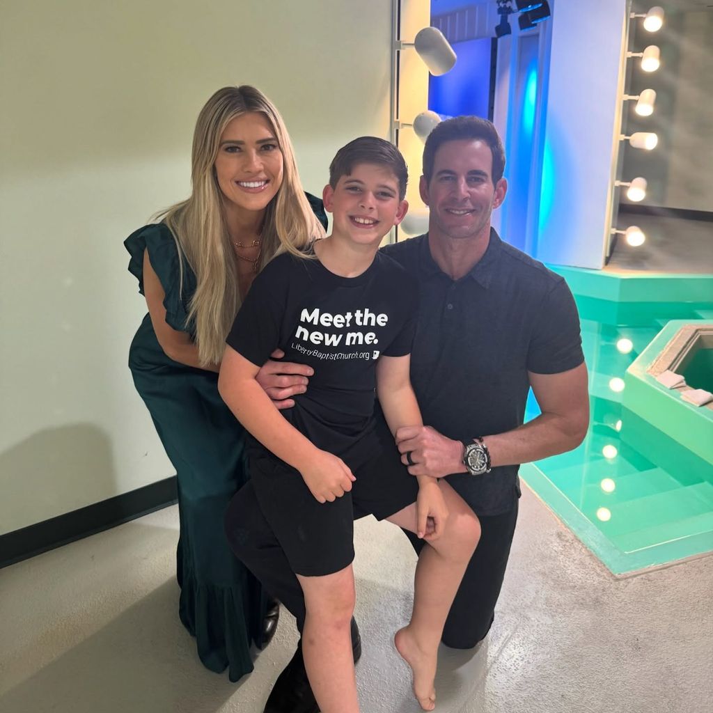 TV-Stars Christina Haack, Tarek El Moussa und ihr gemeinsamer Sohn Brayden