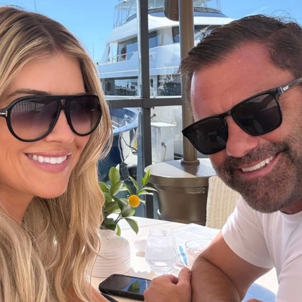 Christina Haack und Christopher Larocca am Strand