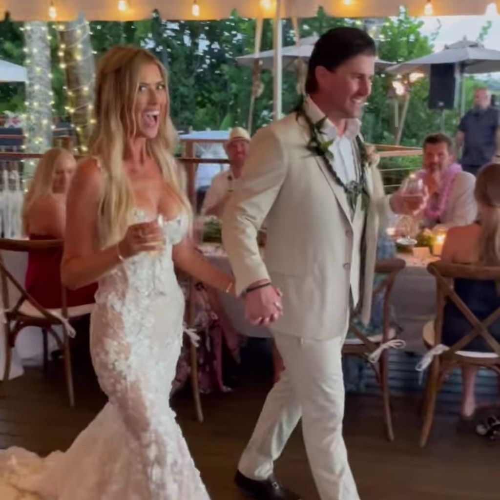 Christina Hall und ihr Mann Joshua bei ihrer Hochzeit