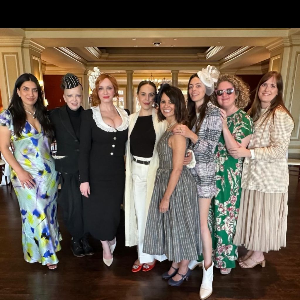 Christina Hendricks und ihre Freundinnen