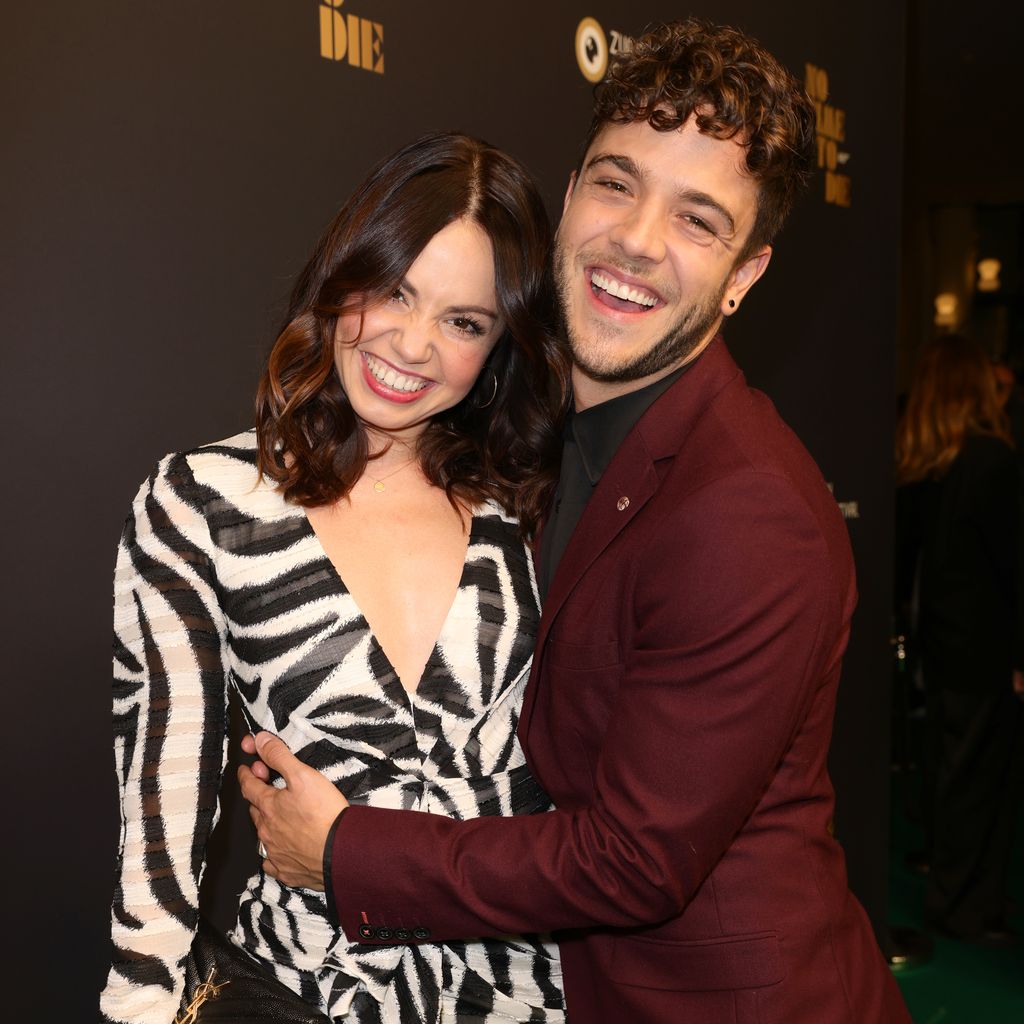 Christina Luft und Luca Hänni bei der Premiere von "No Time To Die"