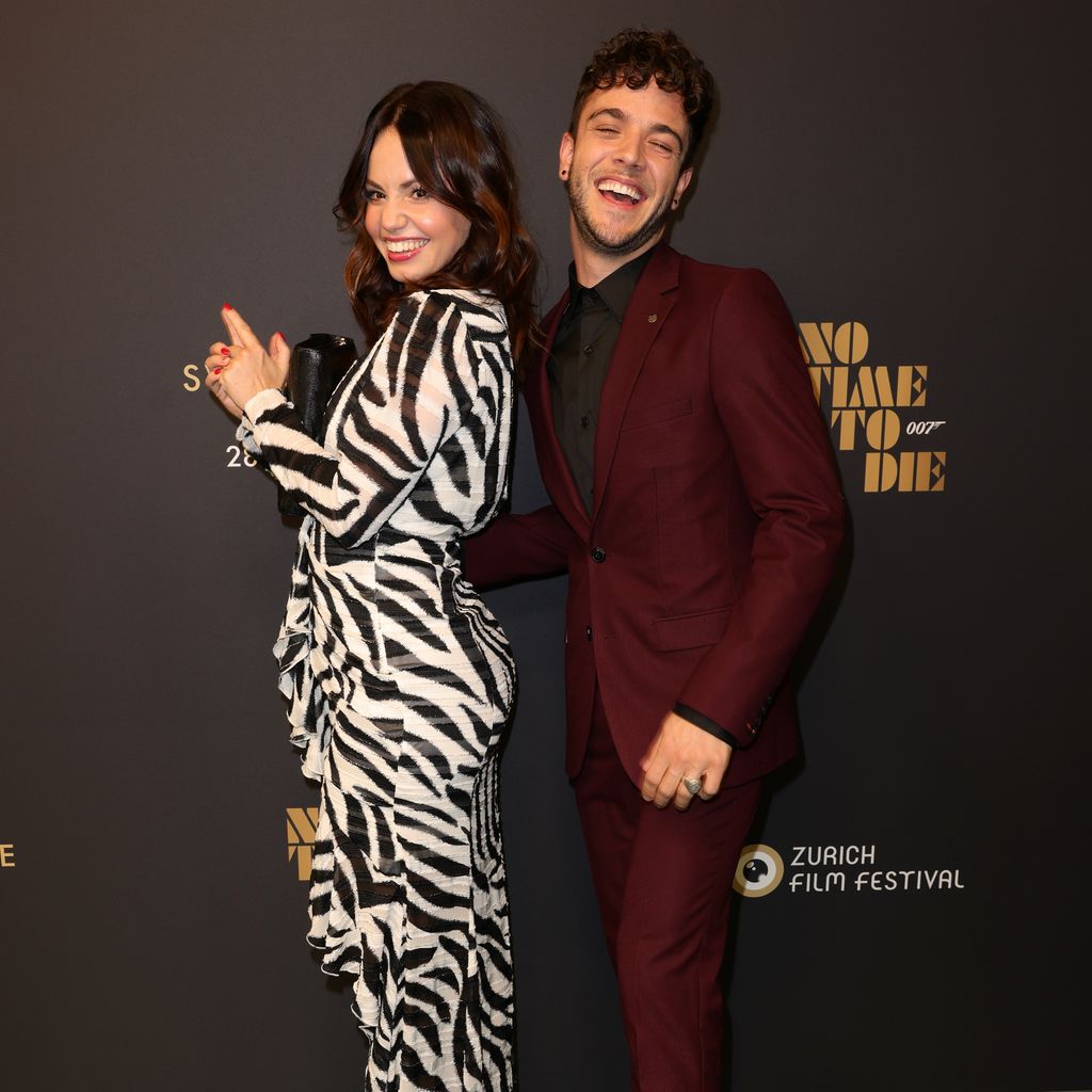 Christina Luft und Luca Hänni bei der Premiere von "No Time To Die"