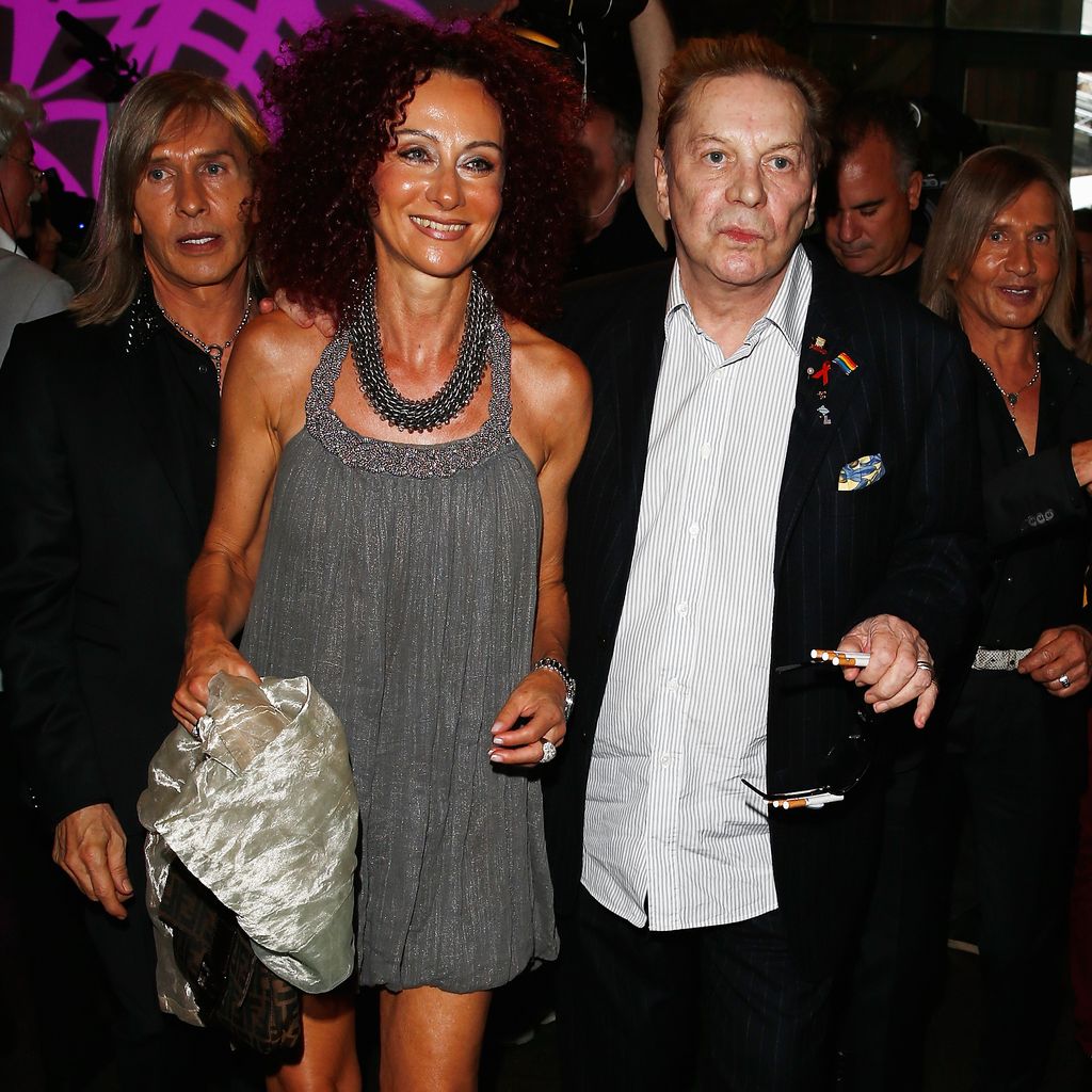 Christina Lugner und Helmut Berger im August 2014