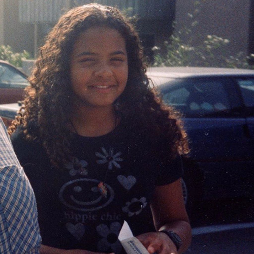 Christina Milian als Kind
