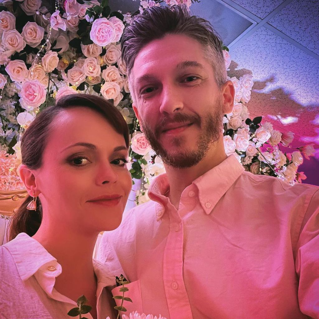 Christina Ricci und Mark Hampton