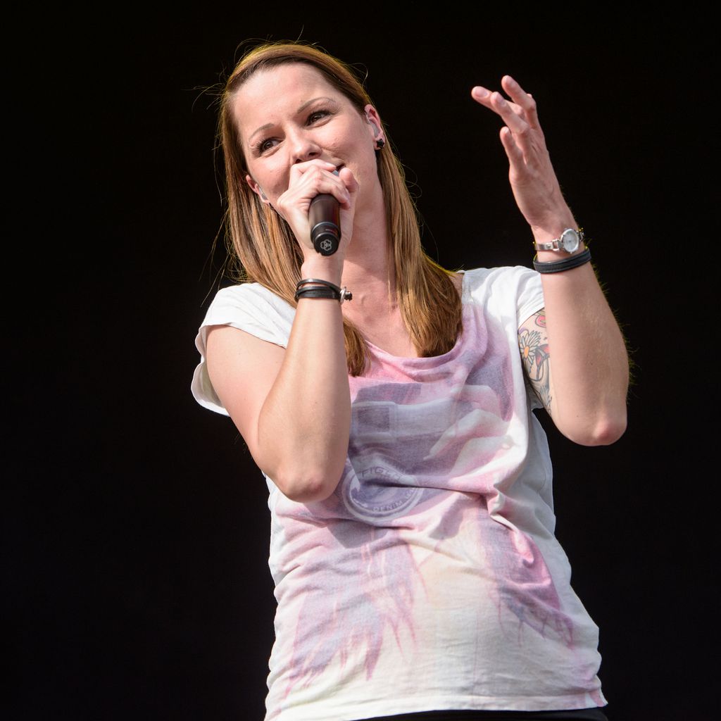 Christina Stürmer beim Hessentag in Herborn im Mai 2016