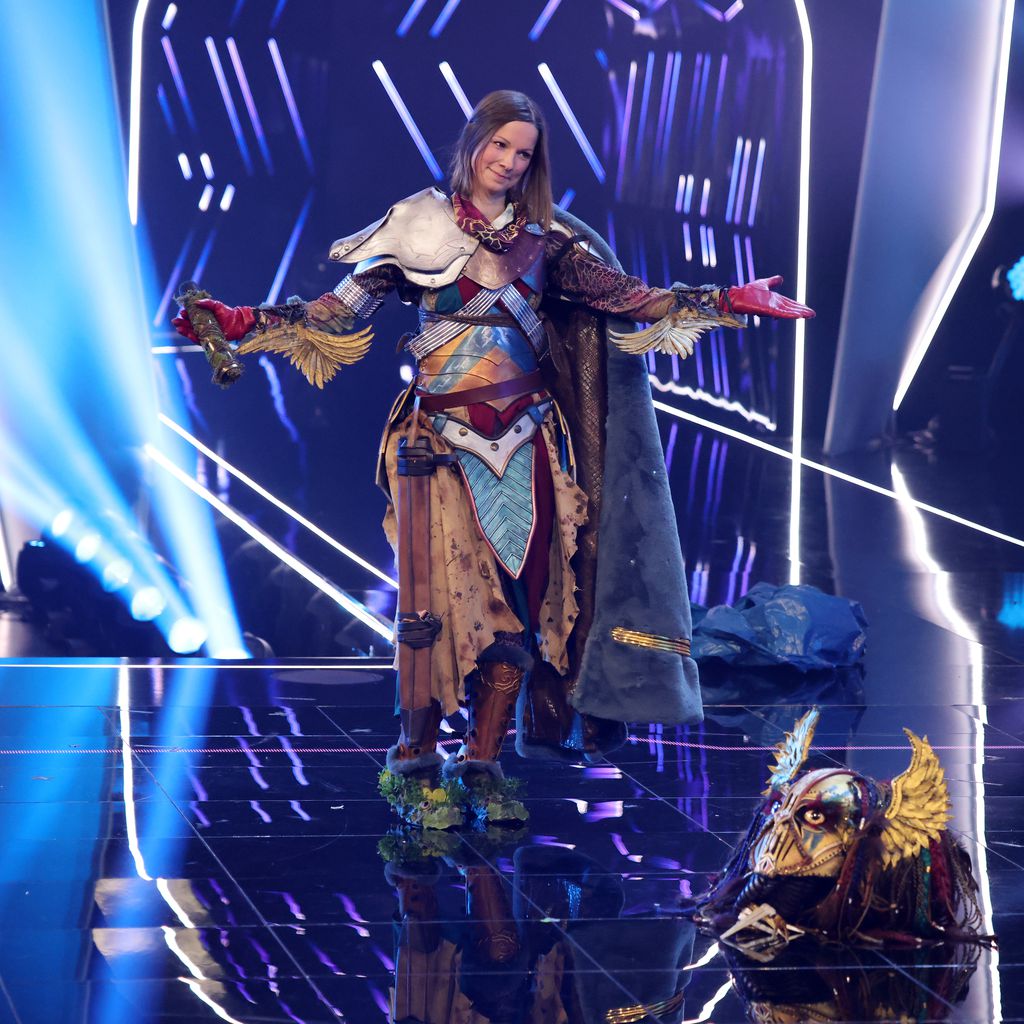 Christina Stürmer als Heldin bei "The Masked Singer" im November 2021