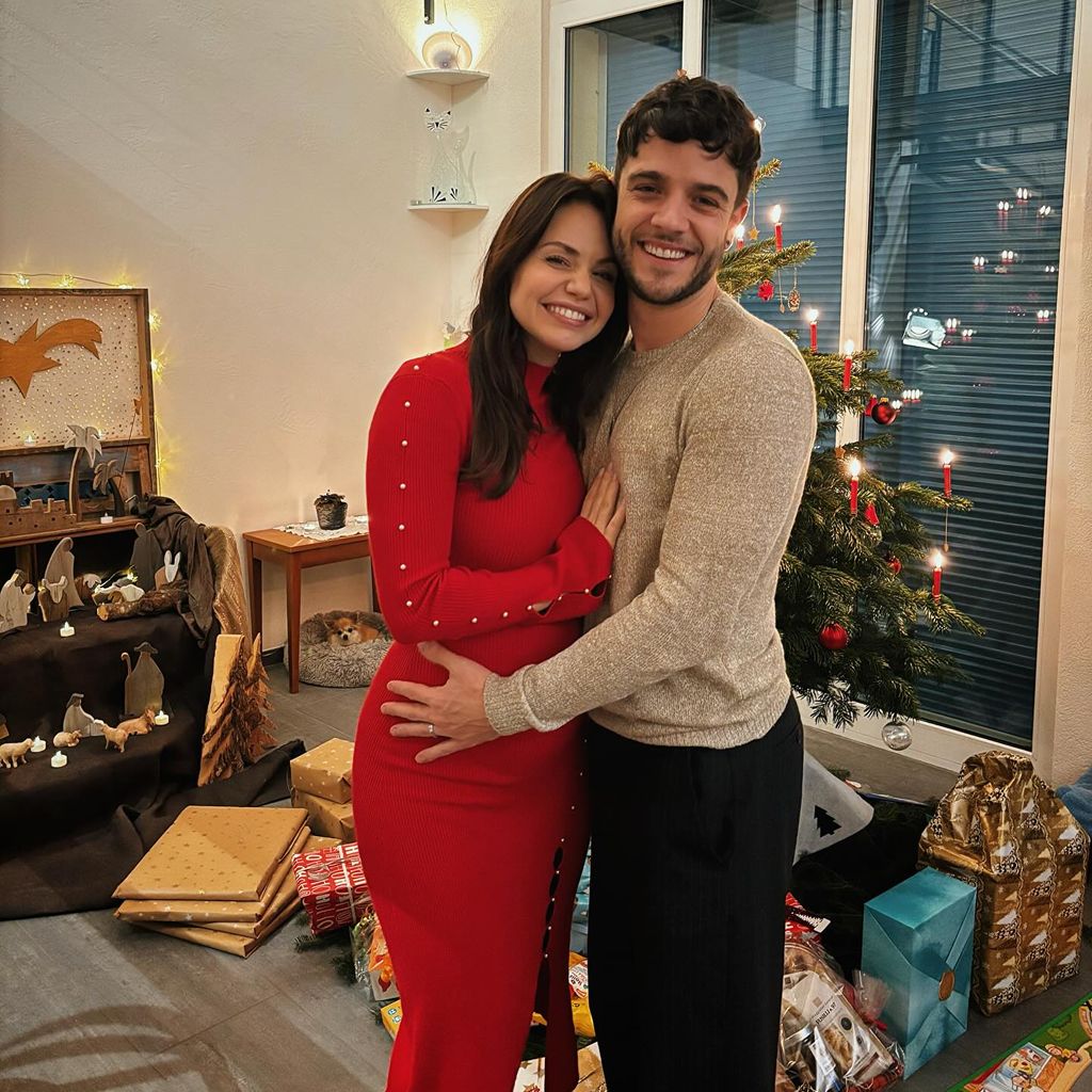 Christina und Luca Hänni im Dezember 2023