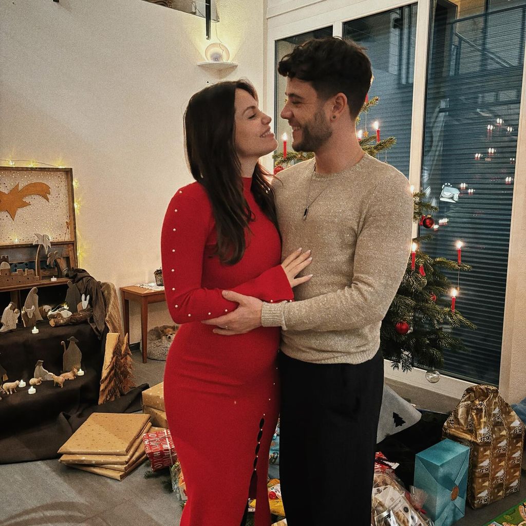 Christina und Luca Hänni im Dezember 2023