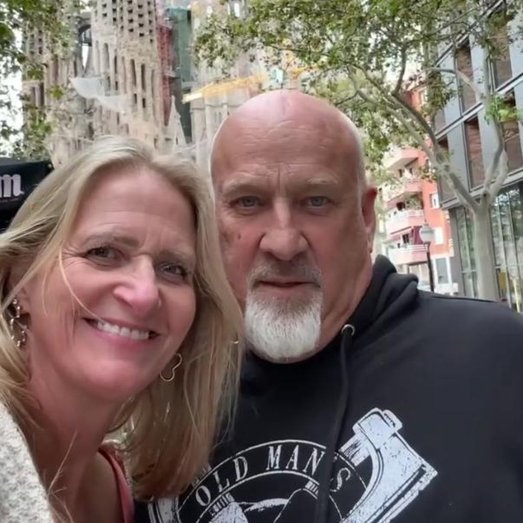 Christine Brown und David Woolley in Barcelona im November 2024