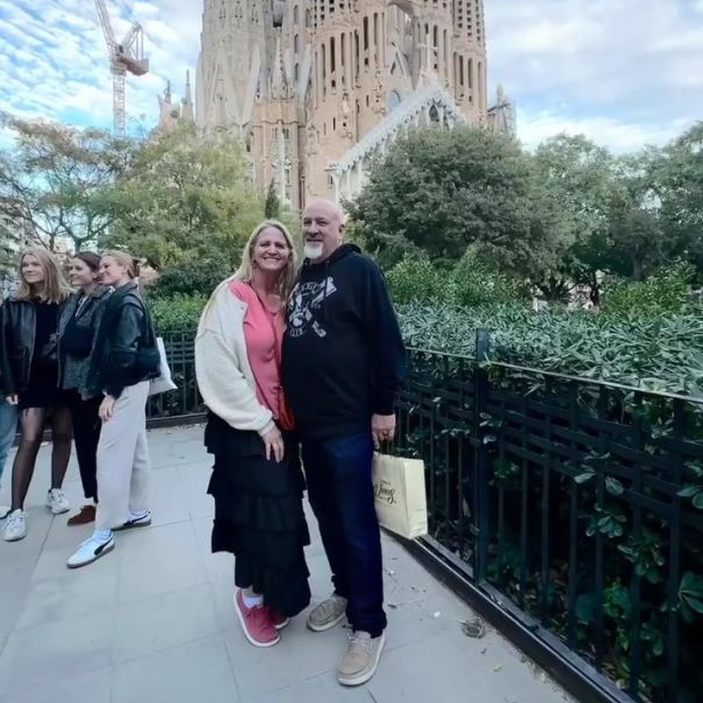 Christine Brown und David Woolley in Barcelona im November 2024