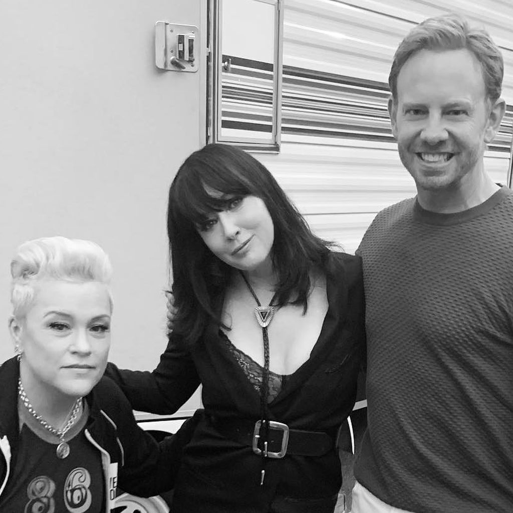 Christine Elise McCarthy, Shannen Doherty und Ian Ziering