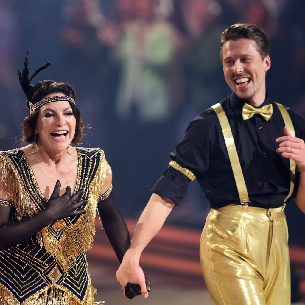 Christine Neubauer und Valentin Lusin bei "Let's Dance" 2025