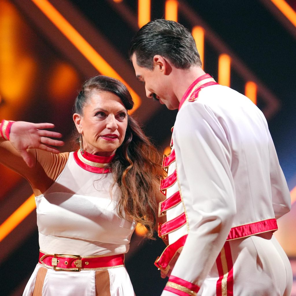 Christine Neubauer und Valentin Lusin bei "Let's Dance" 2025