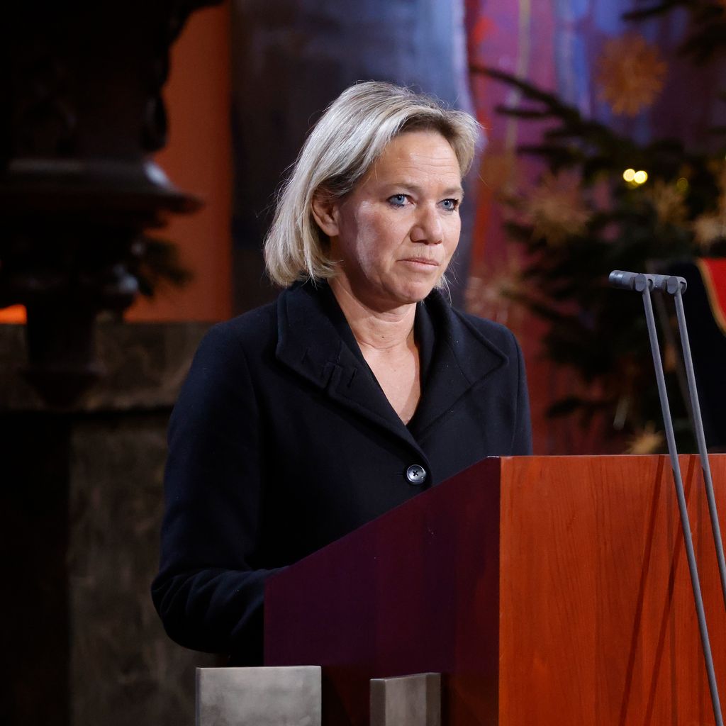 Christine Strobl auf der Trauerfeier von Wolfgang Schäuble, Januar 2024