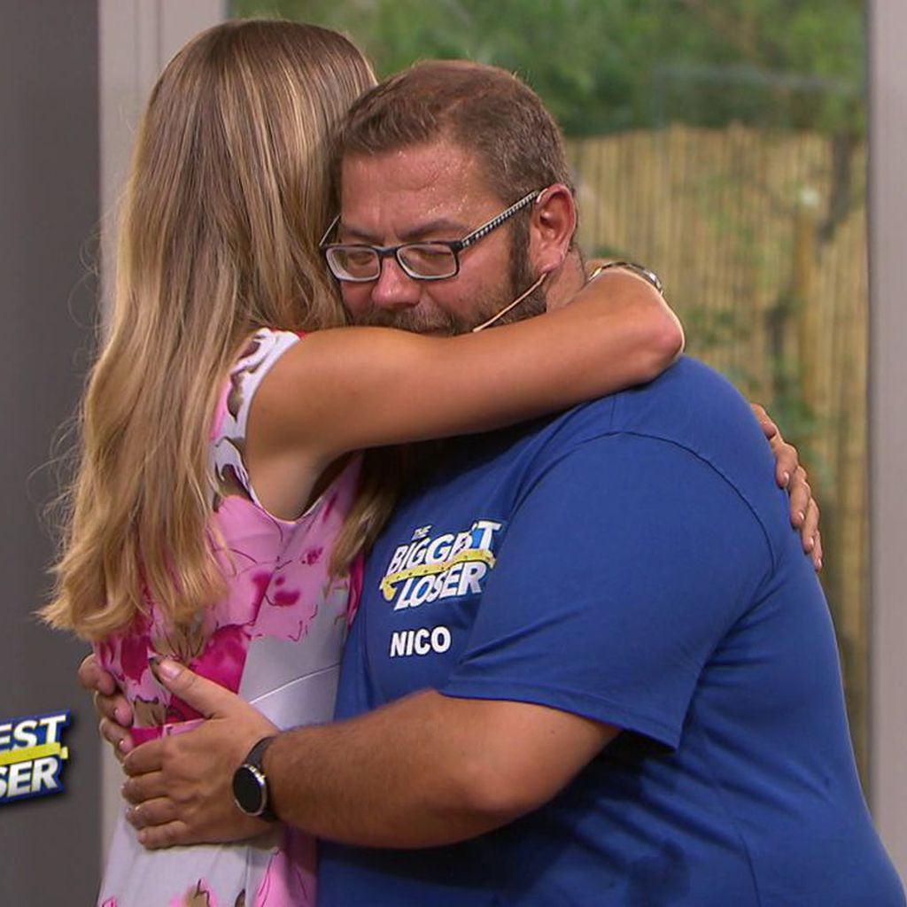 Christine Theiss und Nico in der fünften Folge von The Biggest Loser