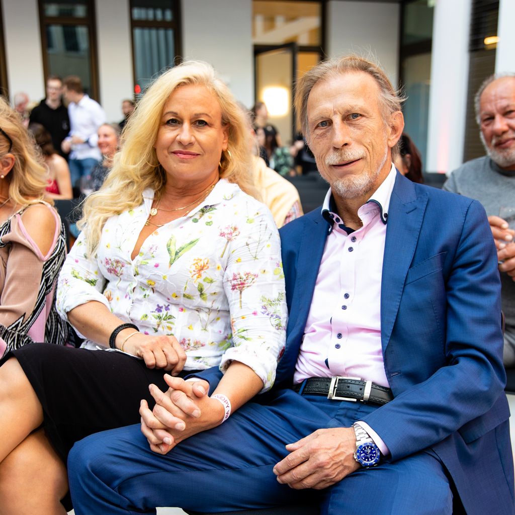 Fußballtrainer Christoph Daum und Sängerin Angelica Camm-Daum