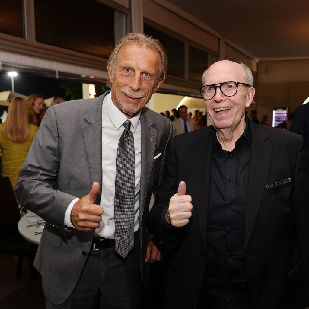 Christoph Daum und Reiner Calmund im Juni 2022