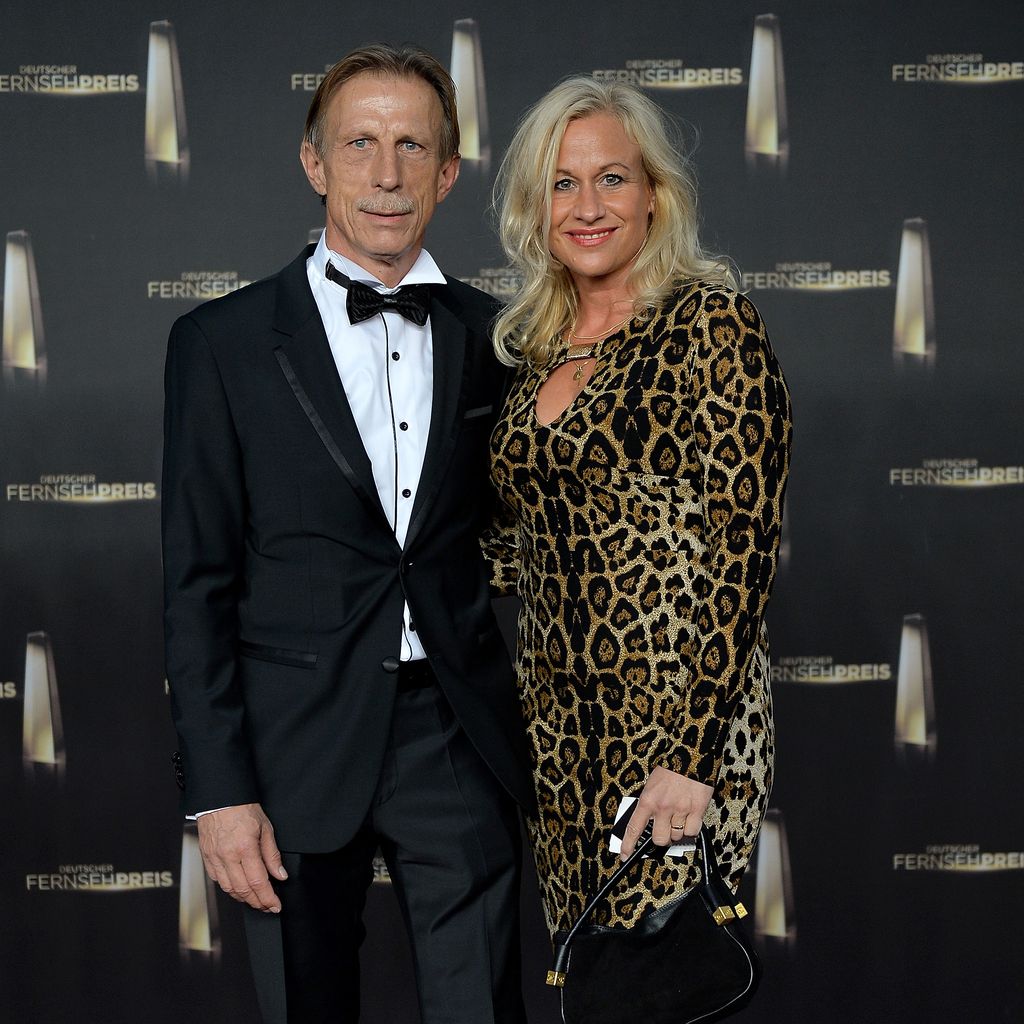 Christoph Daum und seine Frau Angelica beim Deutschen Fernsehpreis, 2014