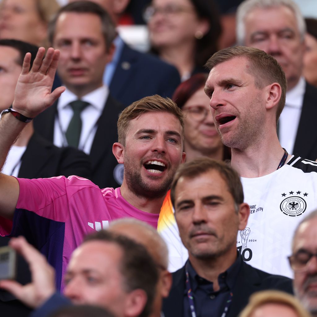 Christoph Kramer und Per Mertesacker bei der Fußball-EM 2024