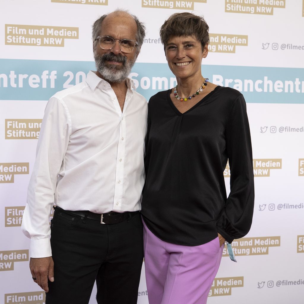 Christoph Maria Herbst und seine Frau Gisi im Juni 2023