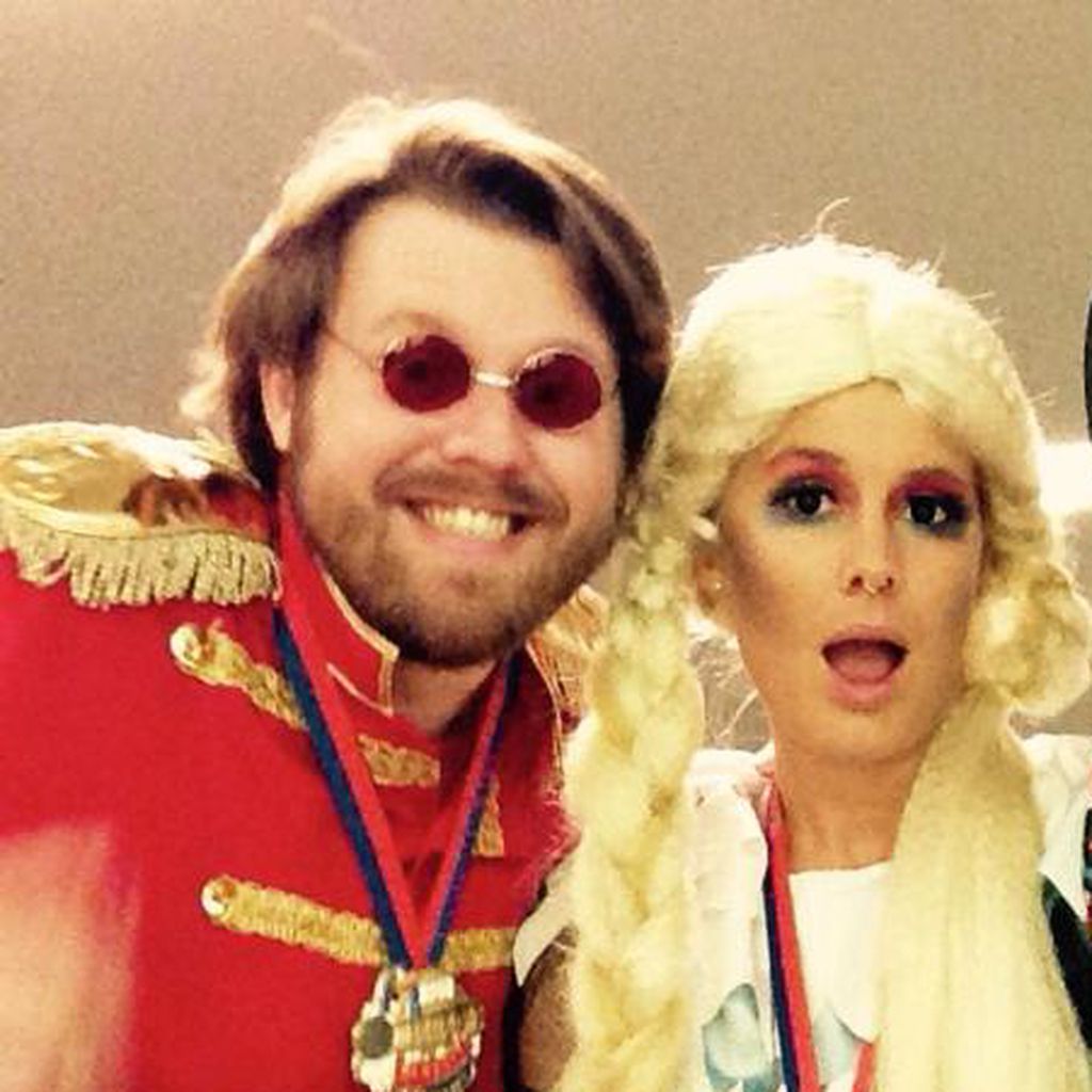 Christoph Oberheide und Pia Tillmann an Karneval