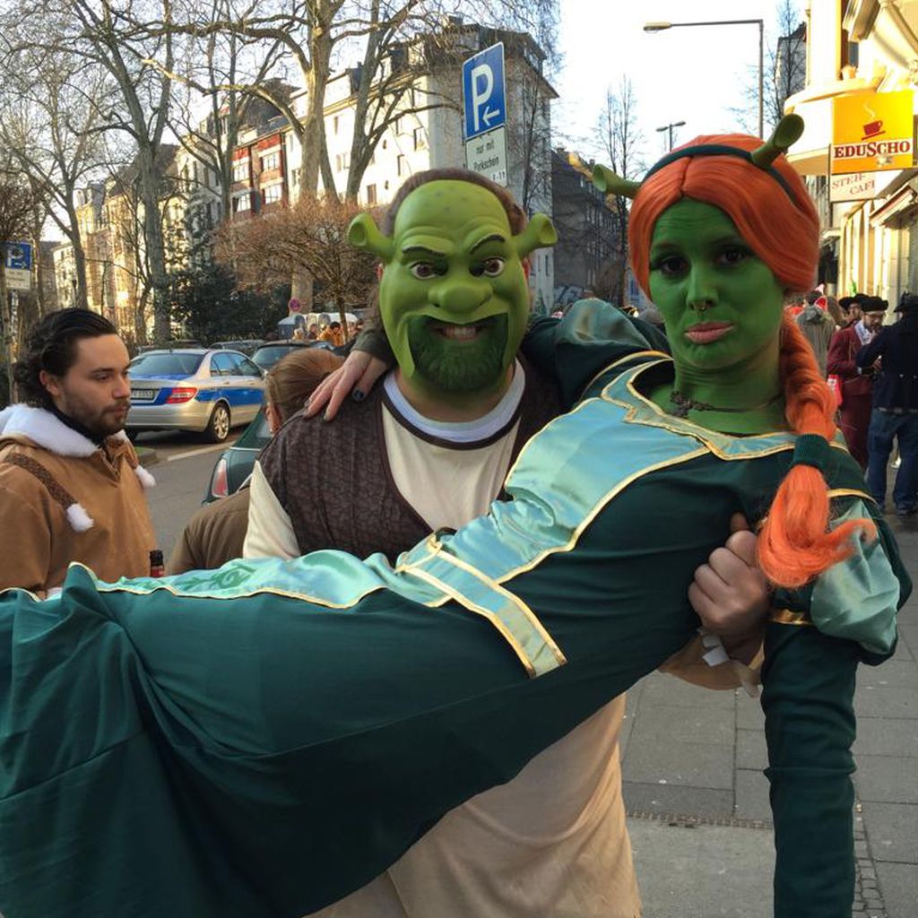 Christoph Oberheide und Pia Tillmann an Karneval