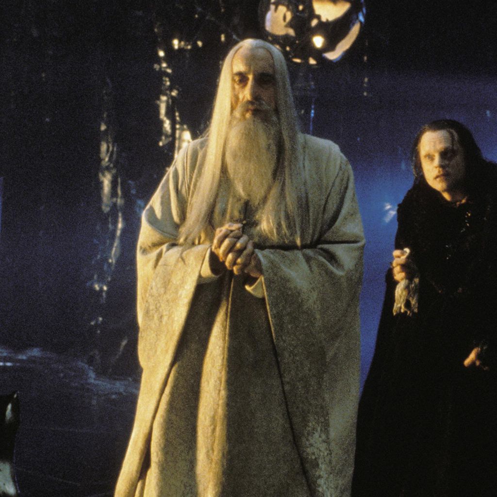 Christopher Lee als Saruman in "Der Herr der Ringe: Die zwei Türme"