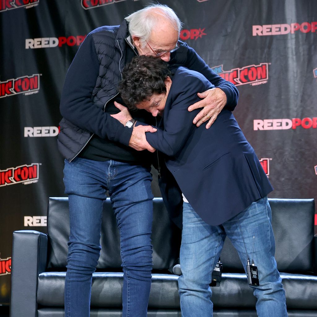 Christopher Lloyd und Michael J. Fox, Oktober 2022