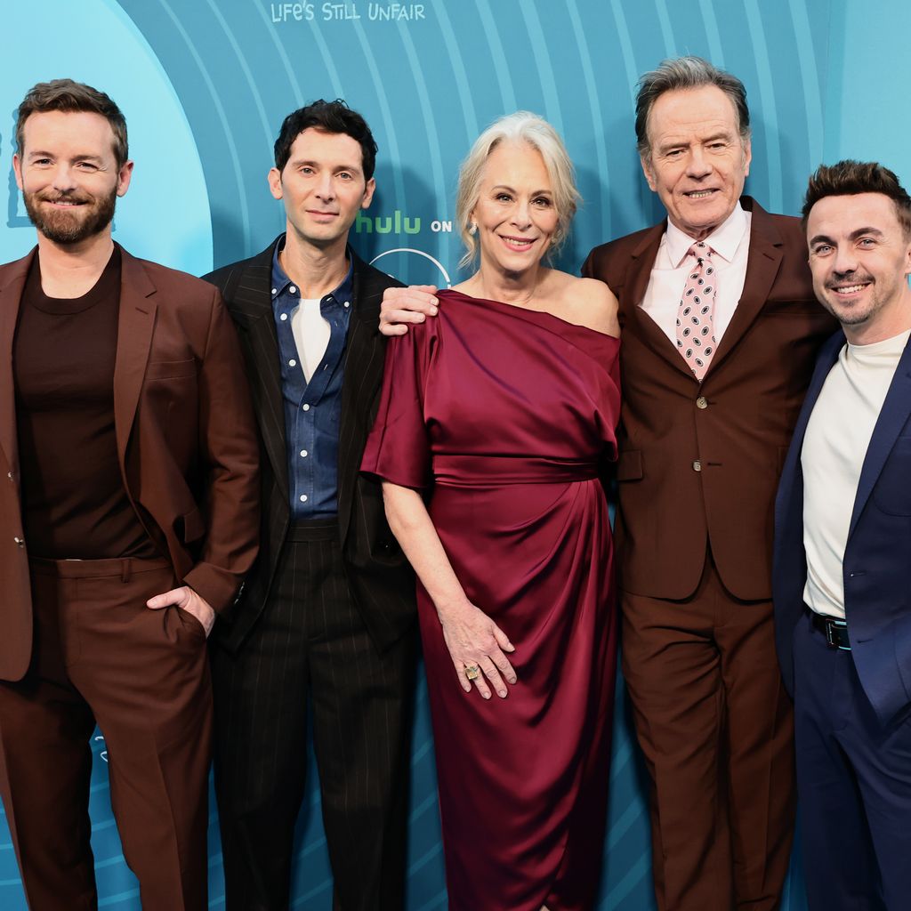 Christopher Masterson, Justin Berfield, Jane Kaczmarek, Bryan Cranston und Frankie Muniz auf der "Malcolm in the Middle: Life's Still Unfair"-Premiere