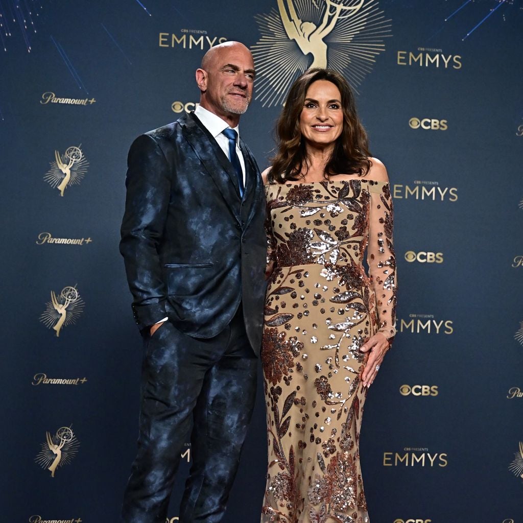 Christopher Meloni und Mariska Hargitay bei den 77. Prime Time Emmy Awards