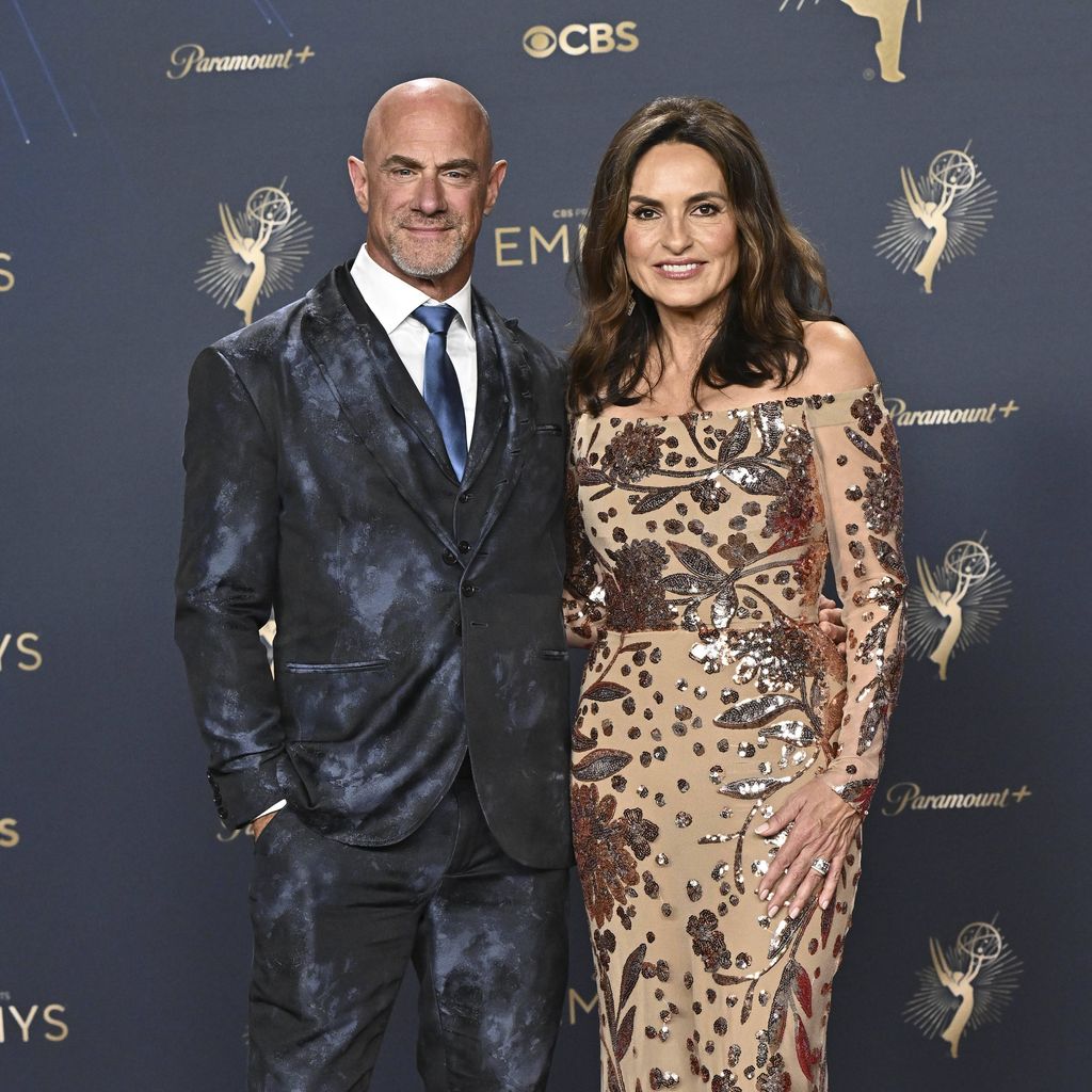 Christopher Meloni und Mariska Hargitay bei den Emmys, 2025