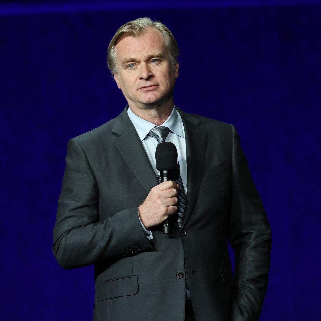 Christopher Nolan spricht bei der Universal- und Focus-Präsentation während der CinemaCon in Las Vegas, 15. April 2026