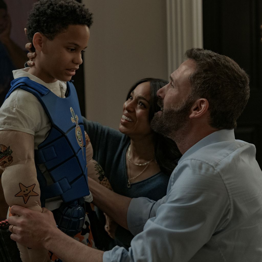 Christopher Woodley als Denny, Kerry Washington als Abigail und Ben Affleck als Mark in "Animals"