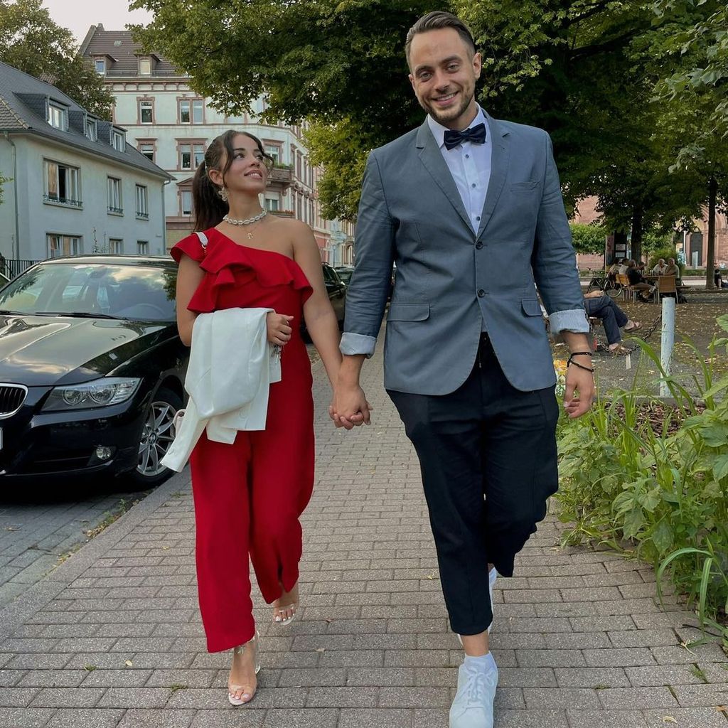 Christos Christodoulou mit seiner Frau Sandra im Januar 2022