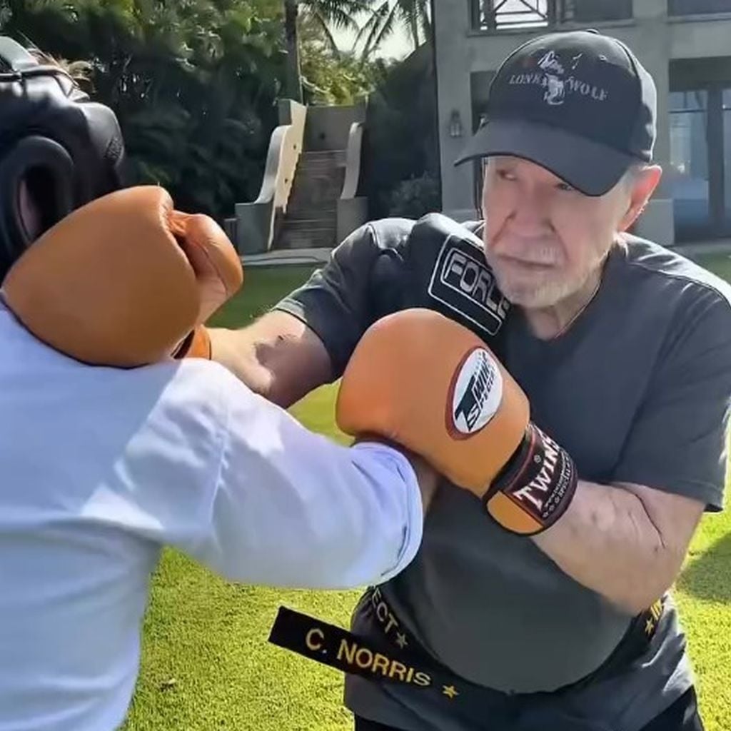 Schauspieler Chuck Norris in seinem letzten Instagram-Post am 10. März 2026