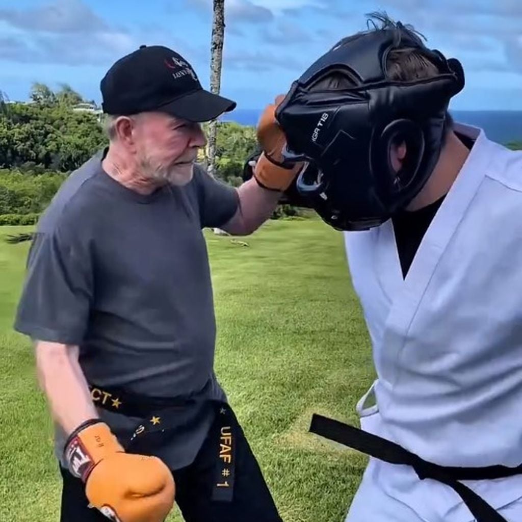 Schauspieler Chuck Norris in seinem letzten Instagram-Post am 10. März 2026