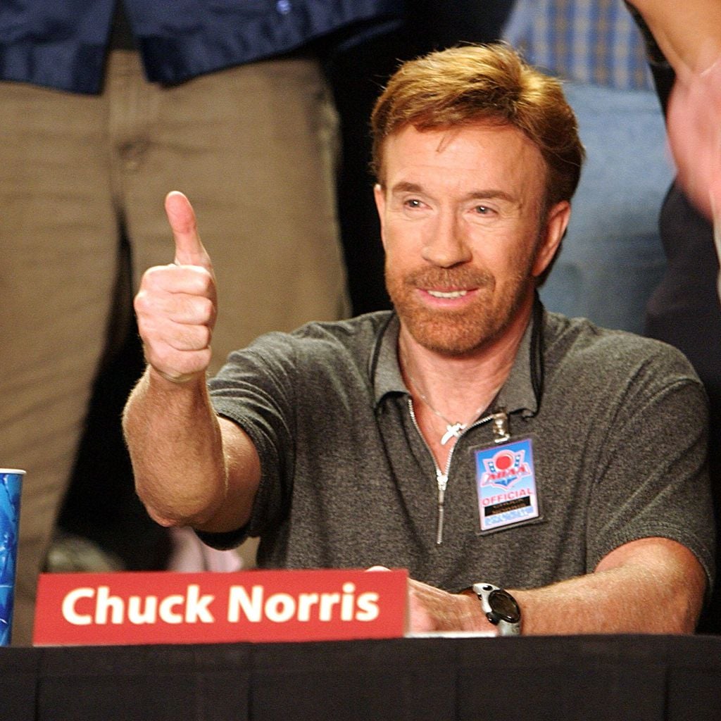 Chuck Norris in "Dodgeball: A True Underdog Story", 2004