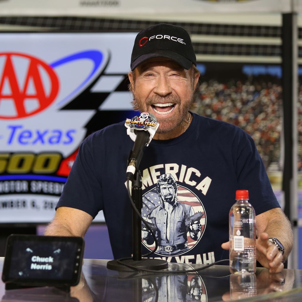 Chuck Norris beim NASCAR Sprint Cup