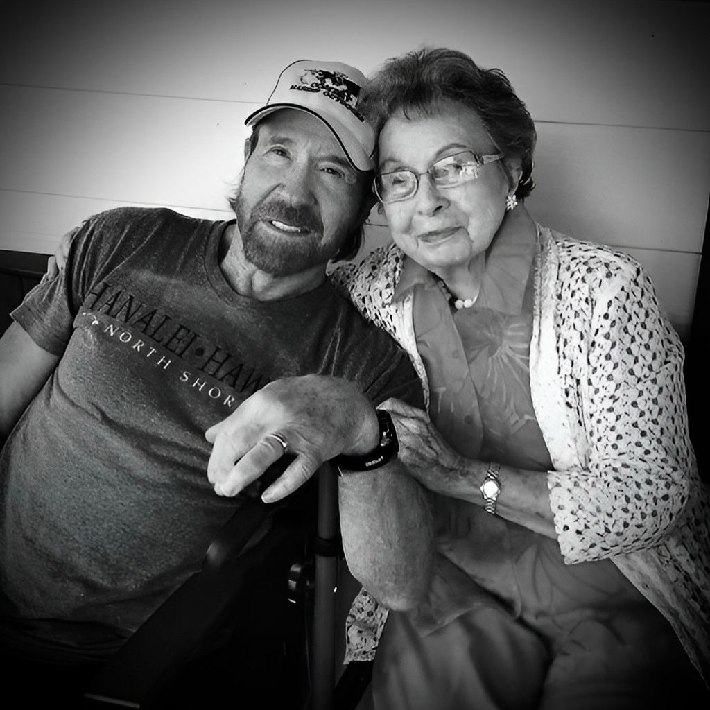 Chuck Norris und seine Mutter Wilma