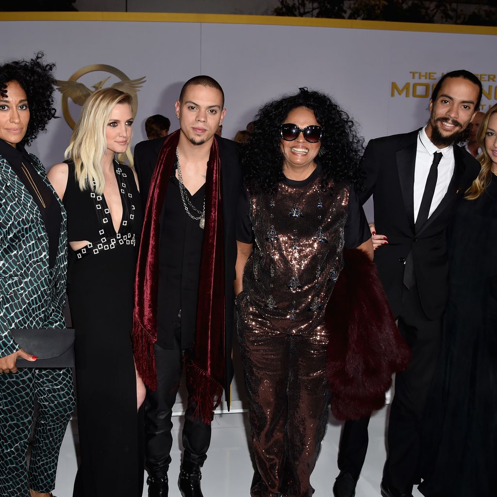 Chudney Ross, Traxy Ellis Ross, Ashlee Simpson, Evan Ross, Diana Ross, Ross Naess und Kimberly Ryan
